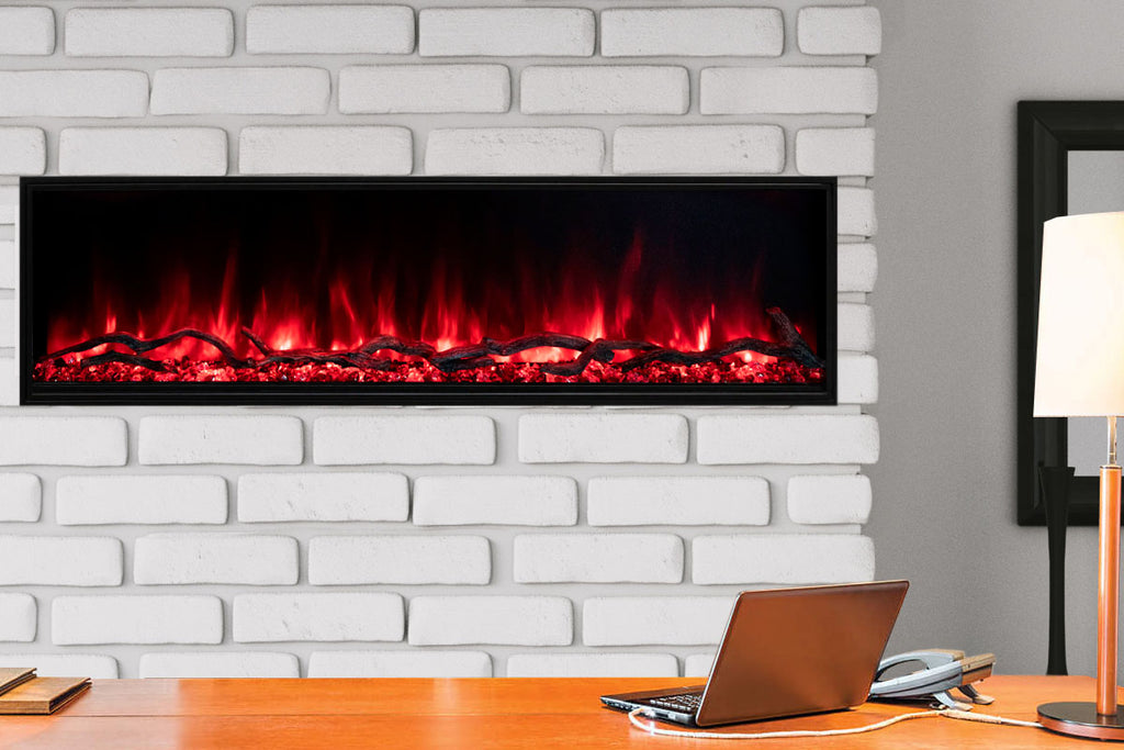 Modern Flames Landscape Pro Slim 56" Built In Linear Electric Fireplace