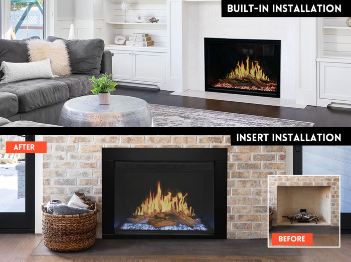 Modern Flames Orion Traditional 26" Virtual Electric Fireplace