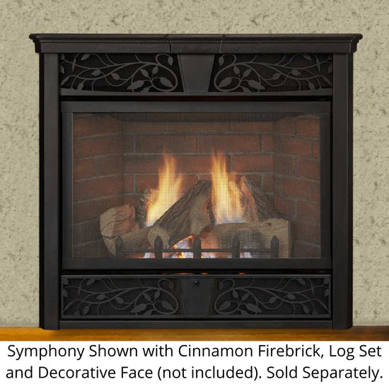 Monessen (NC) VFC24LNI - 24" Vent Free Fireplace System IPI Control 22,000 BTU N.G., traditional style - MONVFC24LNI