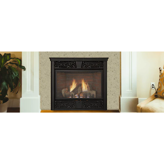 Monessen (NC) VFC24LNI - 24" Vent Free Fireplace System IPI Control 22,000 BTU N.G., traditional style - MONVFC24LNI