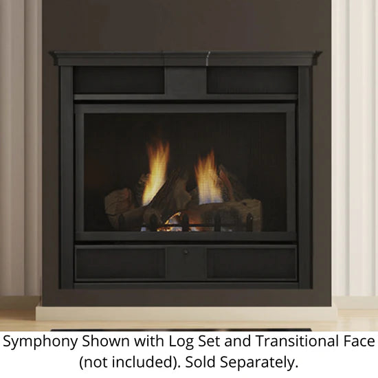 Monessen (NC) VFC24LPV - 24" Vent Free Fireplace System Millivolt Control 22,000 BTU L.P., traditional style - MONVFC24LPV