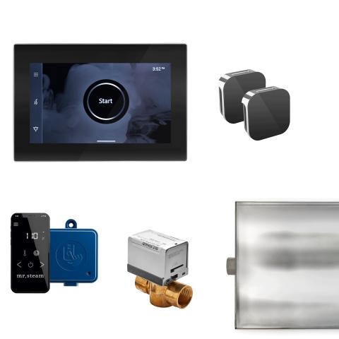 Mr. Steam XButler Max Steam Shower Control Package with iSteamX Control and Aroma Glass SteamHead
