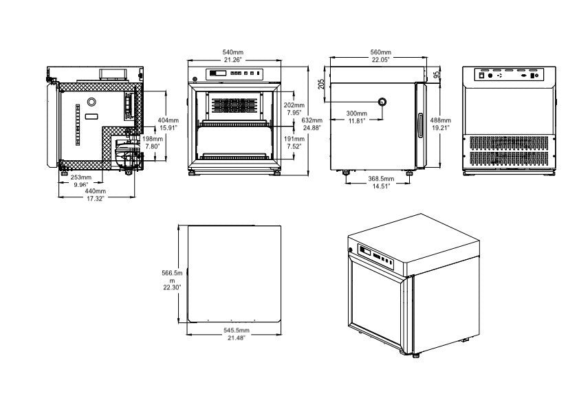 KingsBottle 2°C to 8°C 55L Compact Medical Grade Pharmacy Refrigerator