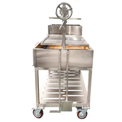 Tagwood BBQ Double Argentine Santa Maria Wood Fire & Charcoal Gaucho Grill