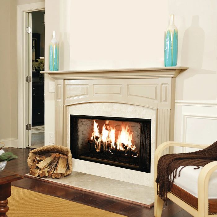 MAJESTIC BE42 - 42" Radiant Wood Burning Fireplace - MAJBE42