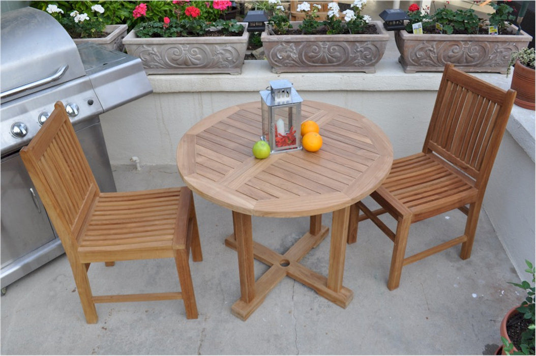 Anderson Teak Montage Saratoga 3-Pieces Dining Set