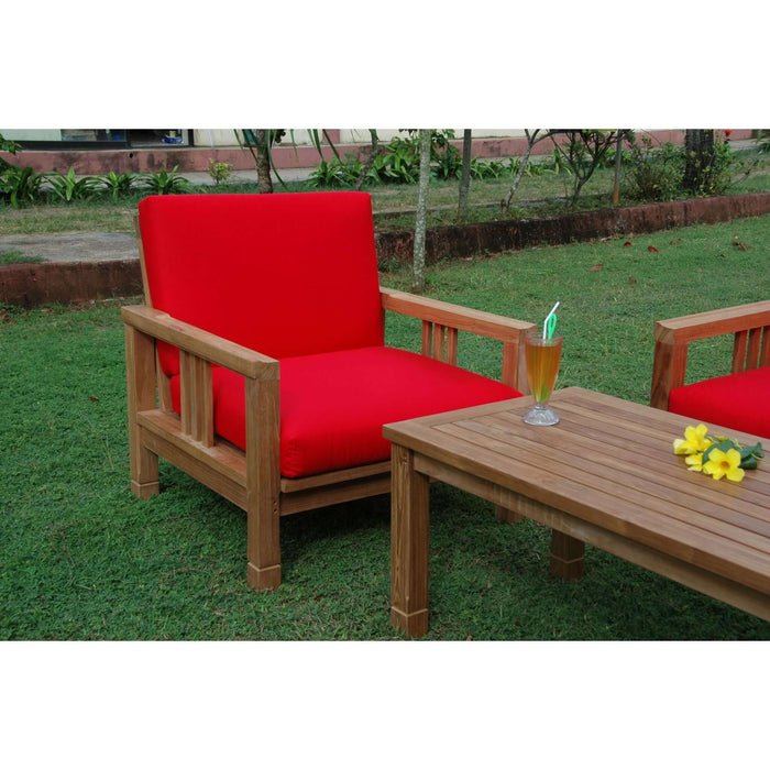 Anderson Teak SouthBay Deep Seating 5-Pieces Conversation Set A