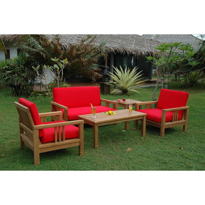 Anderson Teak SouthBay Deep Seating 5-Pieces Conversation Set A