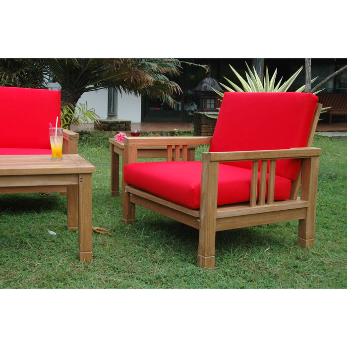 Anderson Teak SouthBay Deep Seating 5-Pieces Conversation Set A