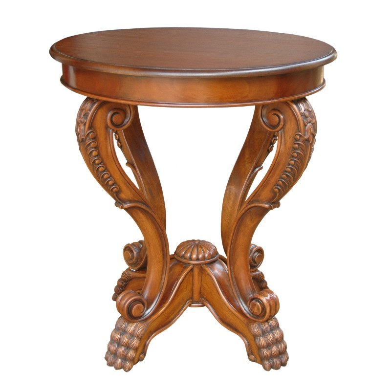 Anderson Teak Victorian Claw Feet Side Table