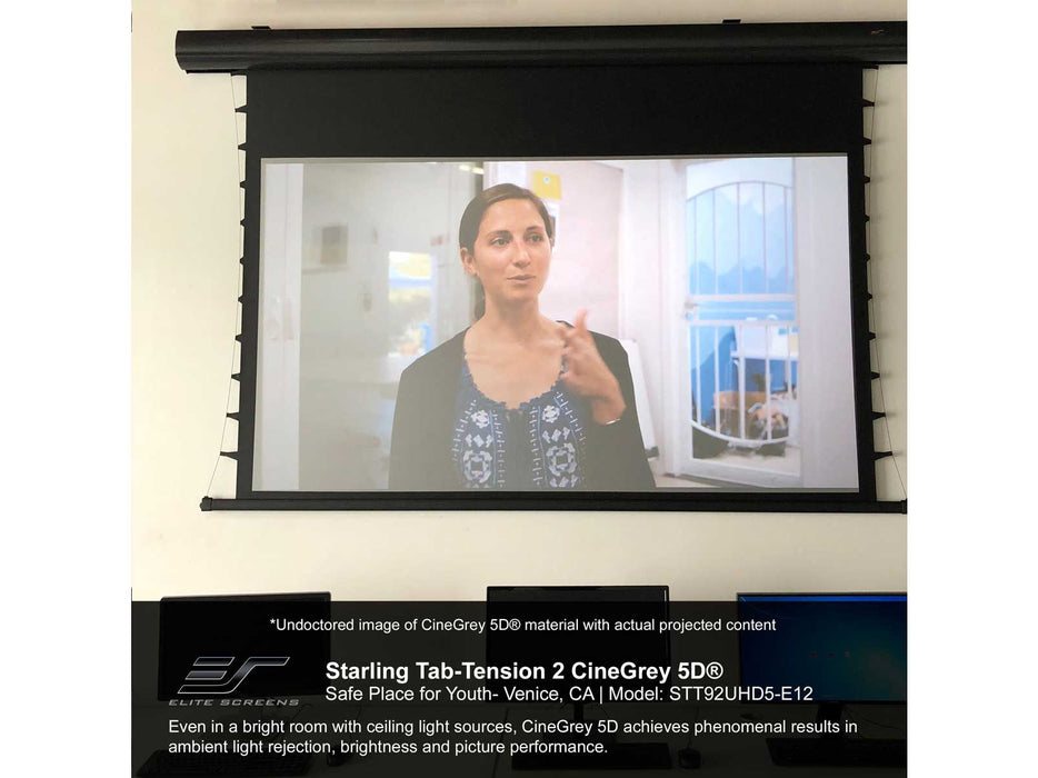 Elite Screens Starling Tab-Tension 2 CineGrey 5D®