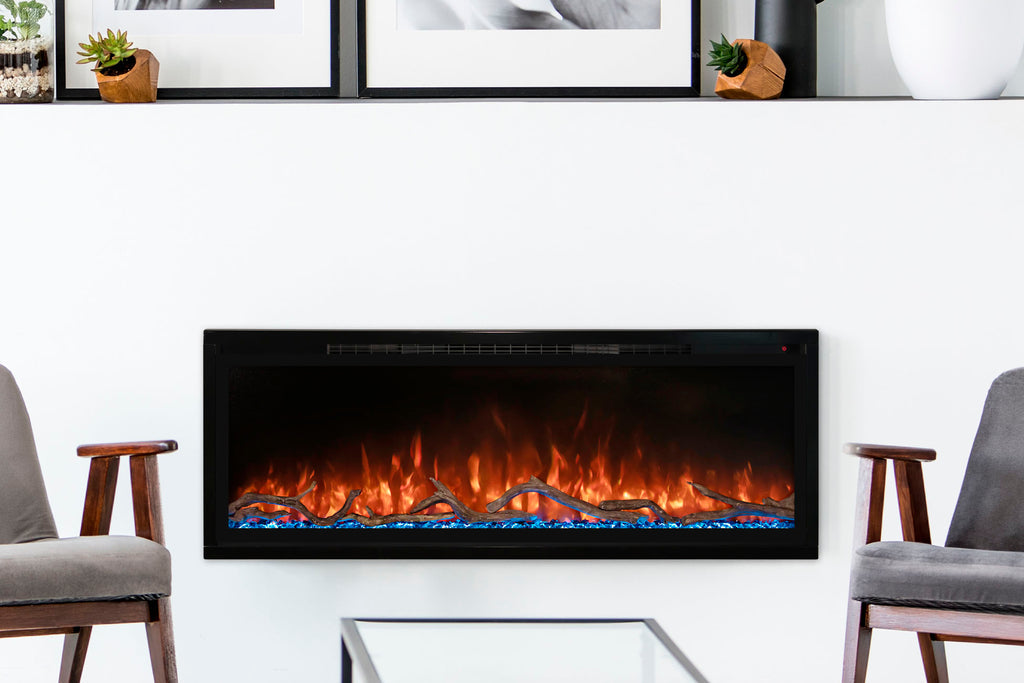 Modern Flames Spectrum Slimline 50'' Wall Mount / Recessed Linear Electric Fireplace