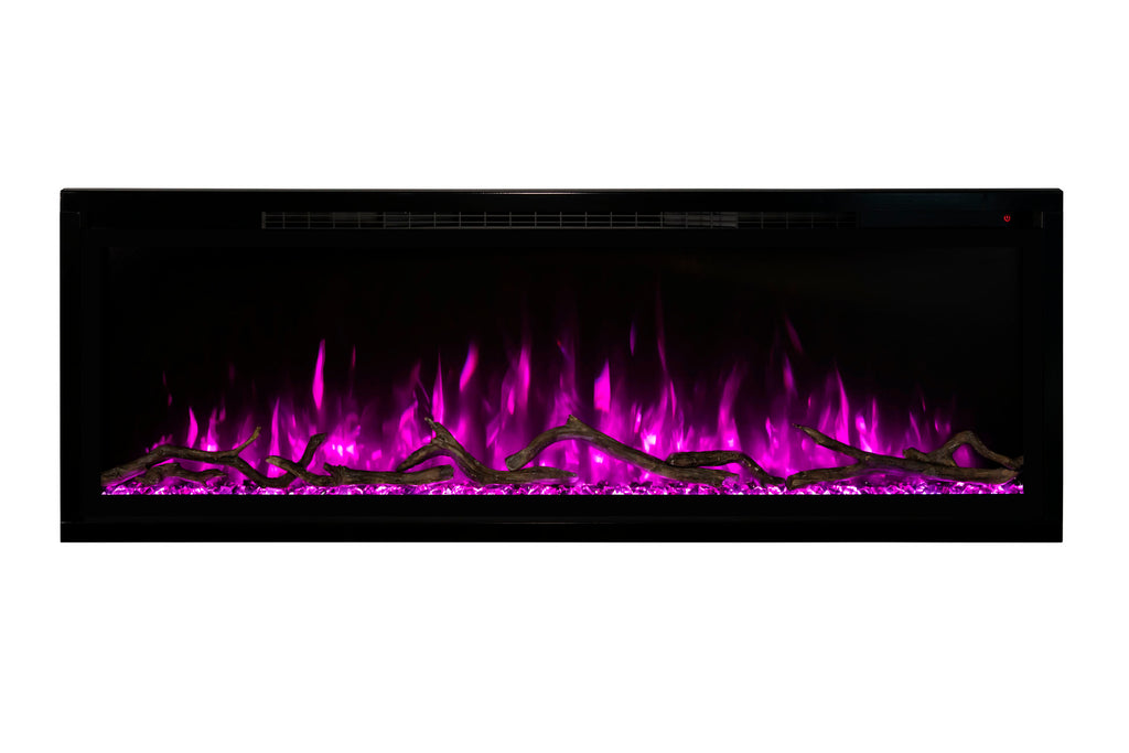 Modern Flames Spectrum Slimline 100'' Wall Mount / Recessed Linear Electric Fireplace