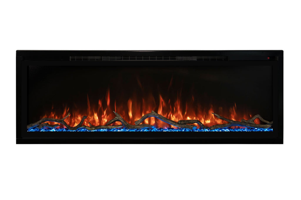 Modern Flames Spectrum Slimline 60'' Wall Mount / Recessed Linear Electric Fireplace