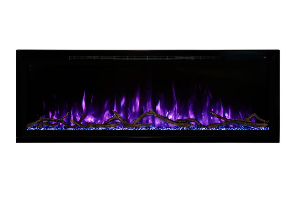 Modern Flames Spectrum Slimline 60'' Wall Mount / Recessed Linear Electric Fireplace