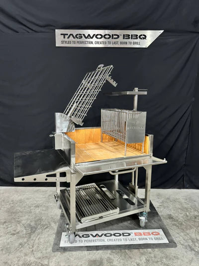 Tagwood BBQ Argentine Clamp Grill with firebox