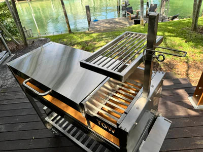 Tagwood BBQ Argentine Wood Fire & Charcoal Gaucho Grill