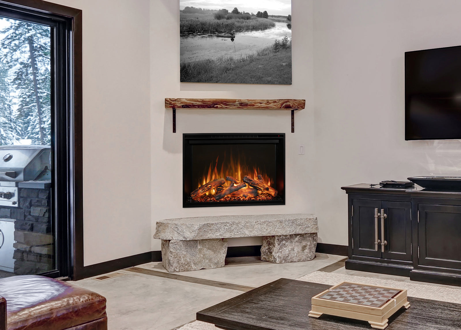 Modern Flames 6" Large Surround for Redstone Traditional 36" Fireplace