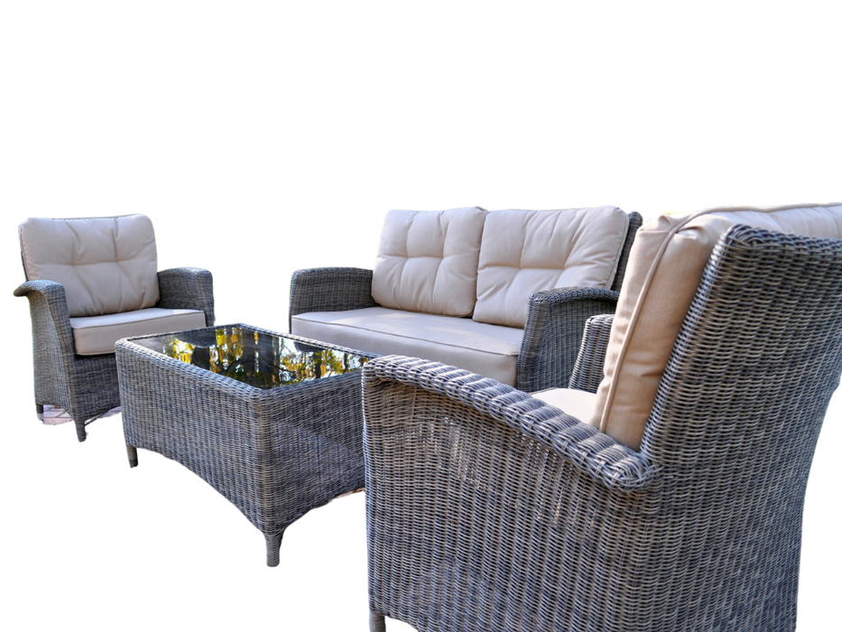 Kettler Lakena Lounge Set, Cast Ash