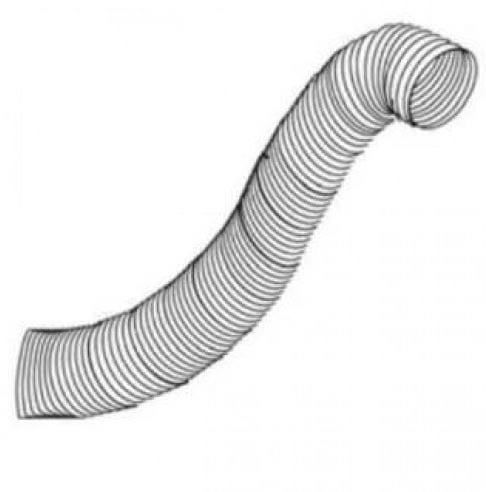 Napoleon 10' X 8" Dia. Flexible Aluminum Air Vent (For Central Heating Systems) - W410-0005