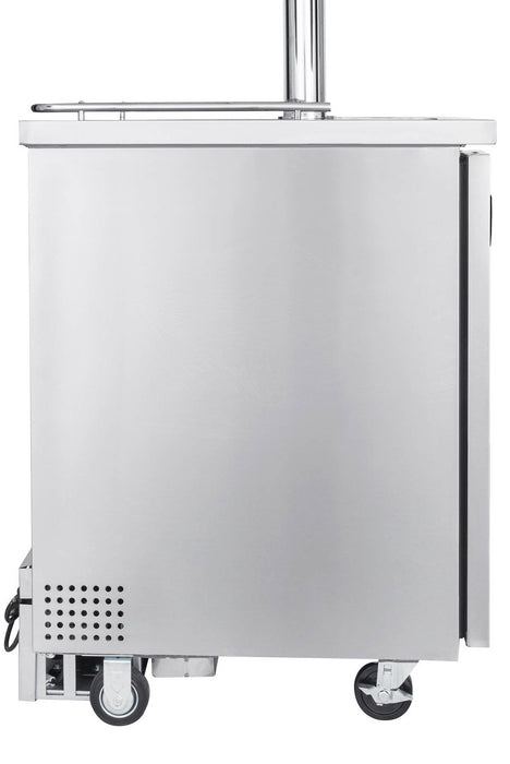 Kegco 24" Wide Kombucha Dual Tap All Stainless Steel Commercial Kegerator