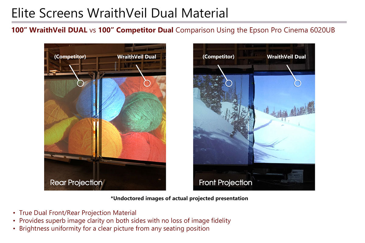 Elite Screens Yard Master 2 WraithVeil® Dual