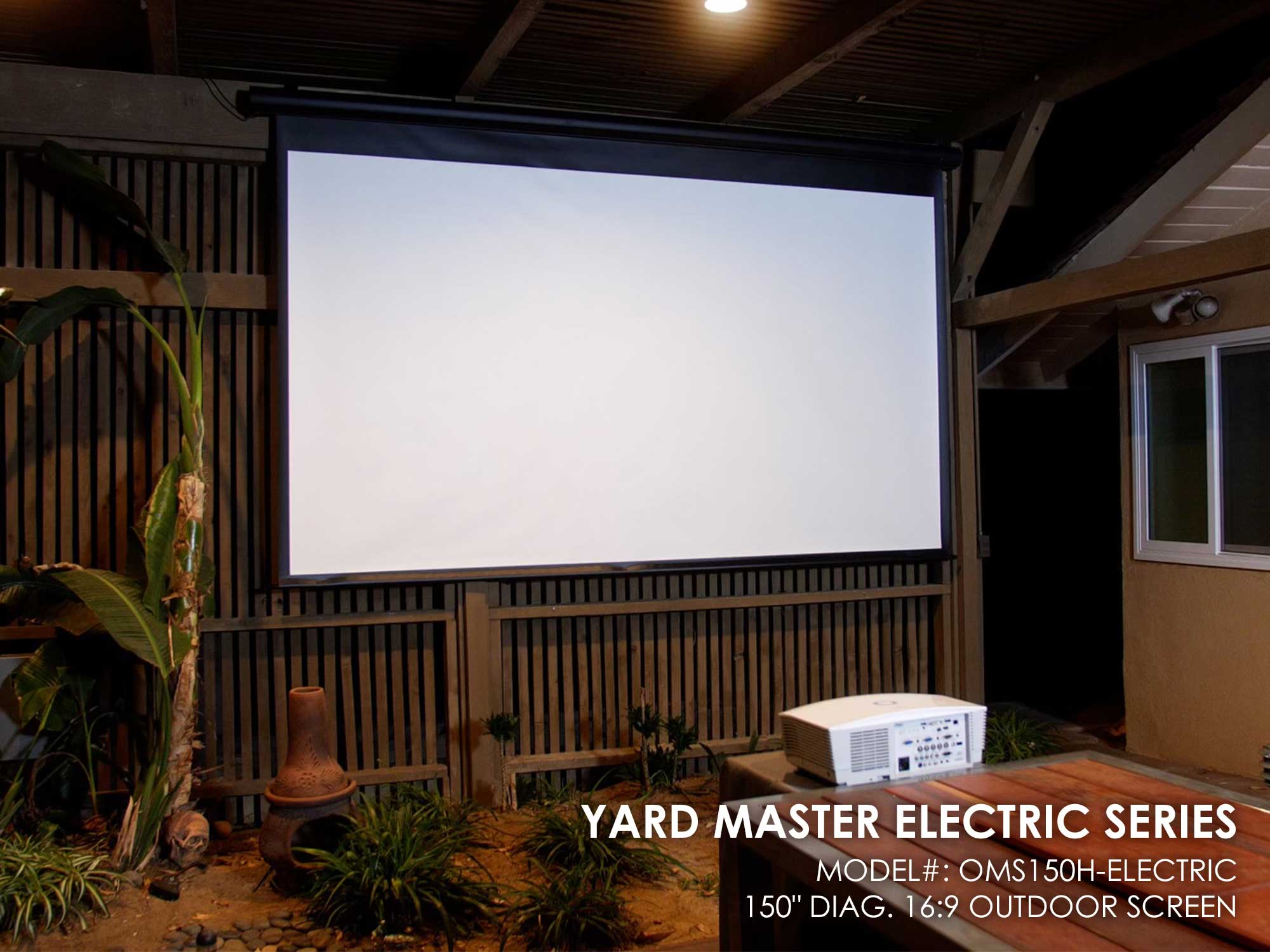 Elite Screens Yard Master Electric