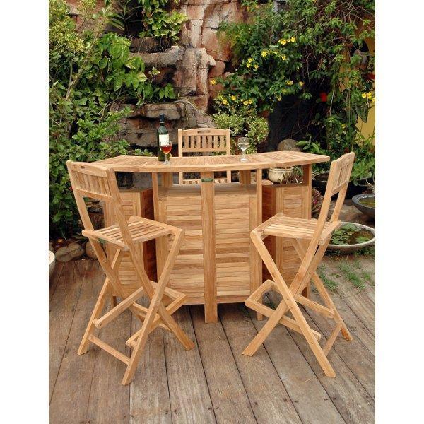 Anderson Teak Altavista 5-Pieces Bar Set