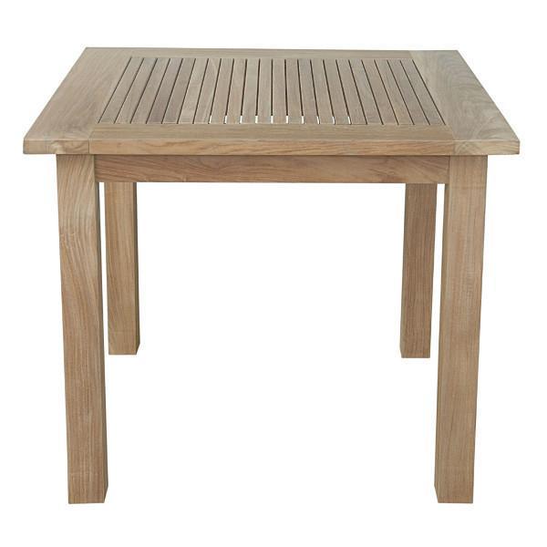 Anderson Teak Bahama 35" Square Table Small Slats