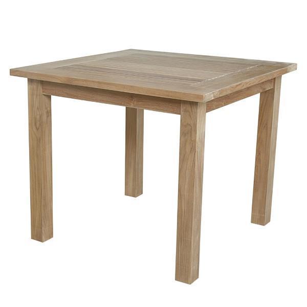 Anderson Teak Bahama 35" Square Table Small Slats