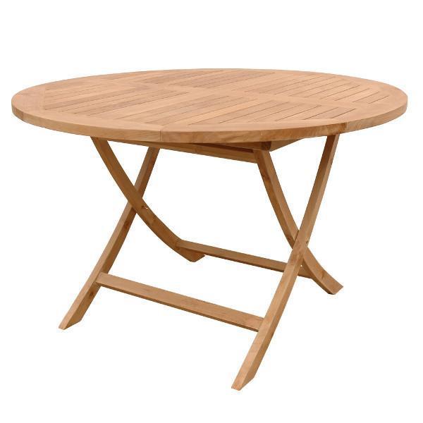 Anderson Teak Bahama 47" Round Folding Table