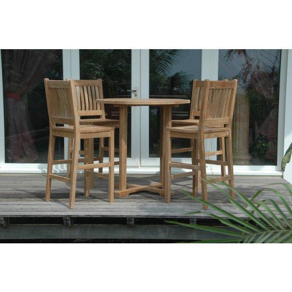 Anderson Teak Bahama Avalon 5-Pieces Round Bar Set