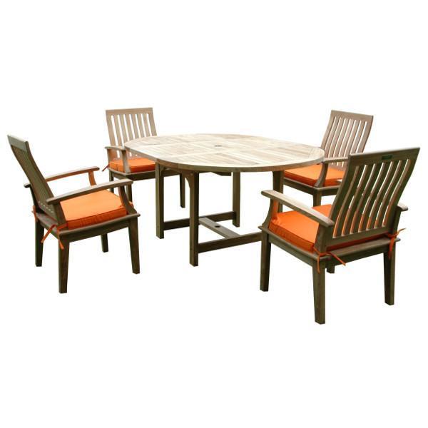 Anderson Teak Bahama Brianna 5-Pieces Extension Dining Set