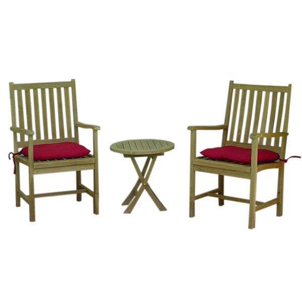 Anderson Teak Bahama Wilshire 3-Pieces Set