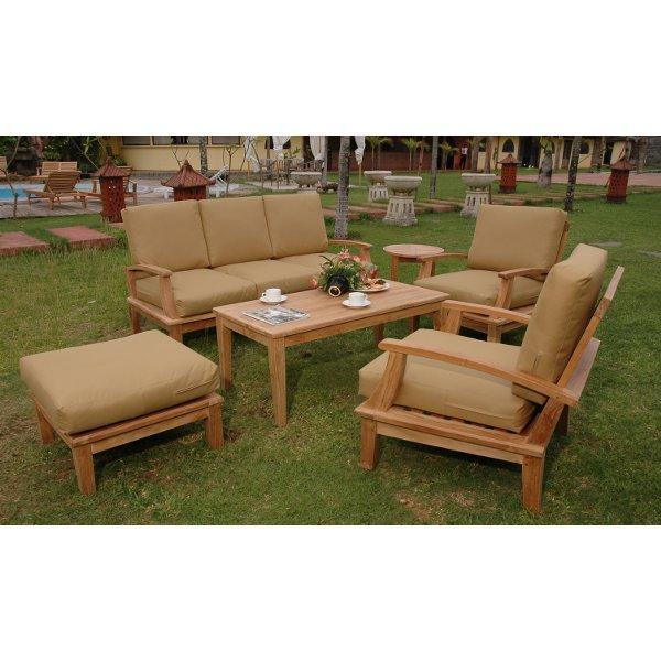 Anderson Teak Brianna 5-Pieces Deep Seating Sofa Set