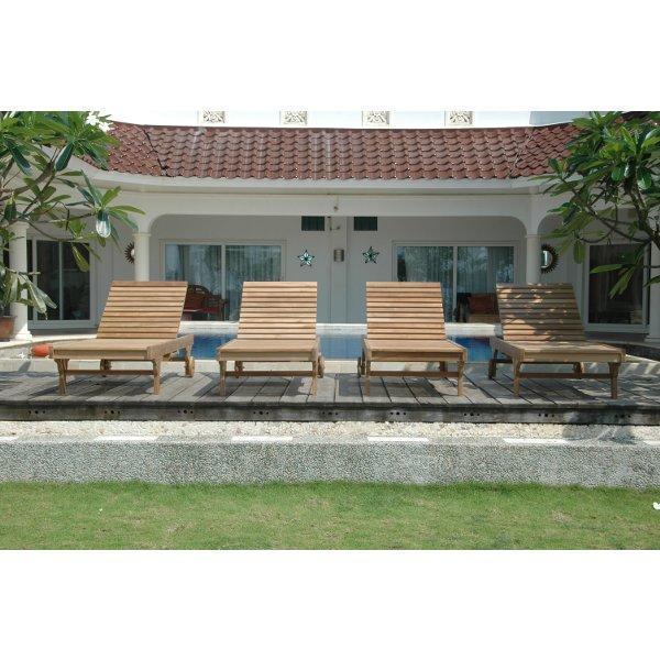 Anderson Teak Capri Sun Lounger 4-Pieces Set