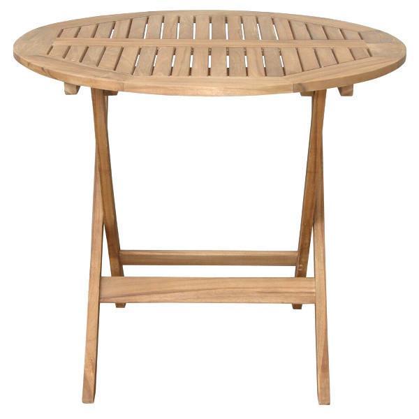 Anderson Teak Chester 32" Round Folding Picnic Table