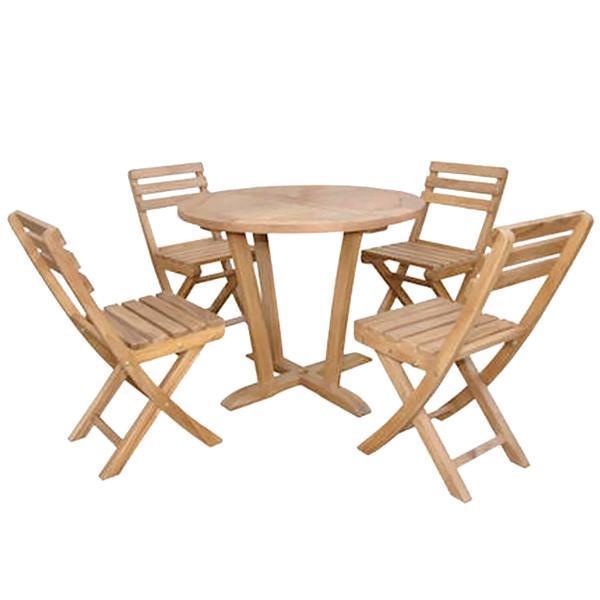 Anderson Teak Descanso Alabama 5-Pieces Bistro Set