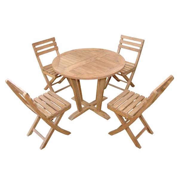 Anderson Teak Descanso Alabama 5-Pieces Bistro Set