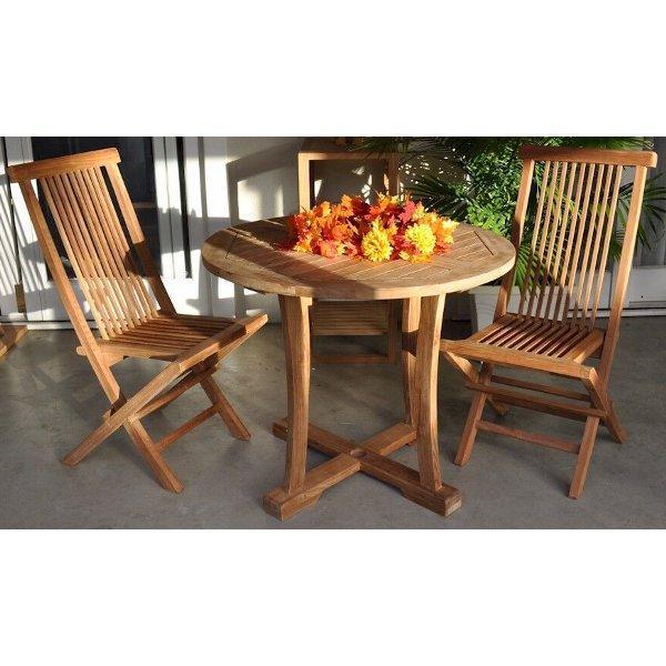 Anderson Teak Descanso Bristol 3-Pieces Dining Set