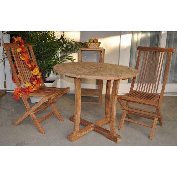 Anderson Teak Descanso Bristol 3-Pieces Dining Set