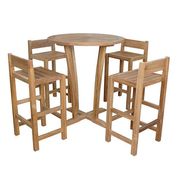 Anderson Teak Descanso Sedona 5-Pieces Bar Table