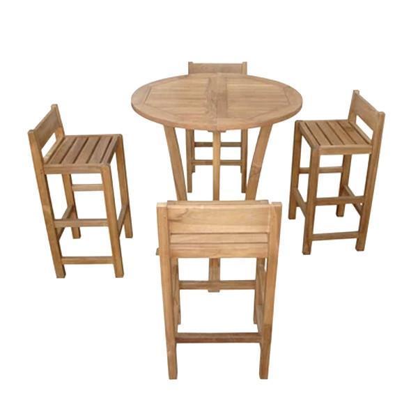 Anderson Teak Descanso Sedona 5-Pieces Bar Table