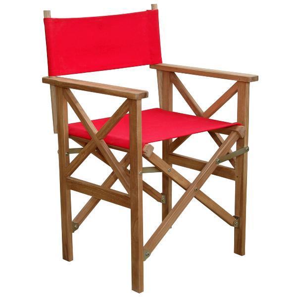 Anderson Teak Director Folding Armchair w/ Canvas (sold as a pair)