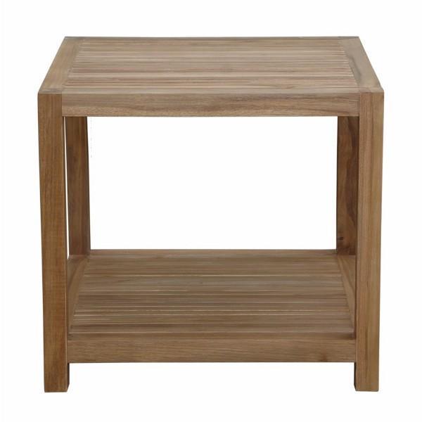 Anderson Teak Glenmore 22" Side Table w/ 1-Tier