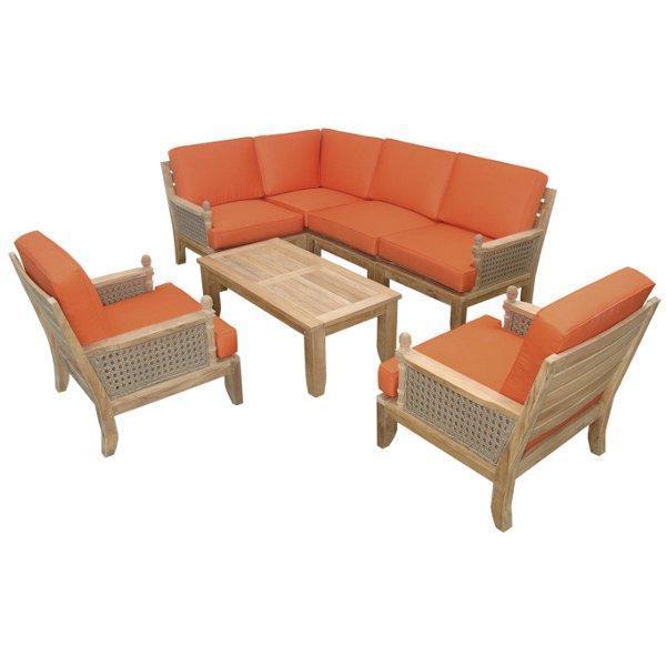 Anderson Teak Luxe 7-Pieces Modular Set