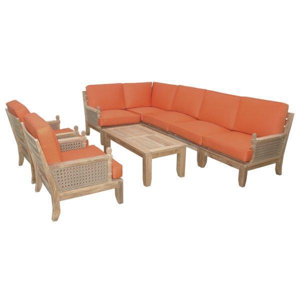 Anderson Teak Luxe 8-Pieces Modular Set