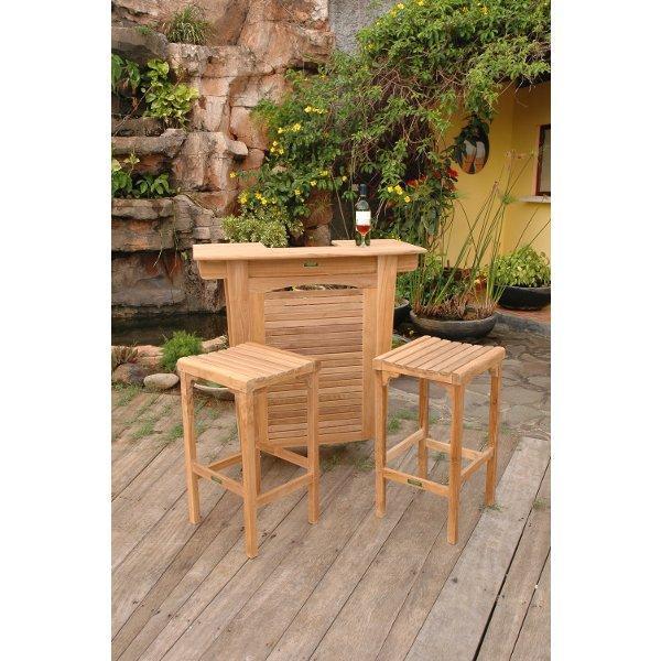 Anderson Teak Montego 3-Pieces Bar Set