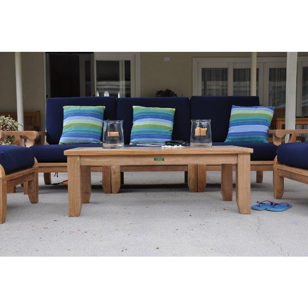 Anderson Teak Riviera Luxe 7-Pieces Modular Set With Rectangular Table B