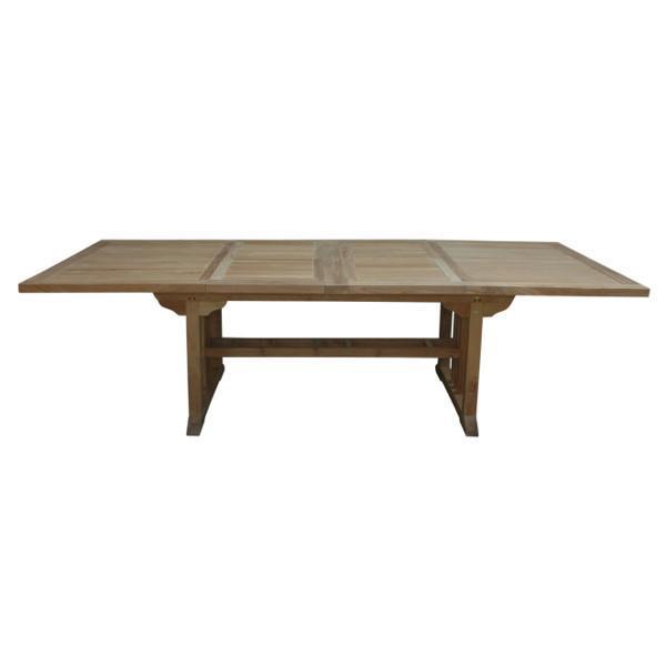 Anderson Teak Sahara 106" Rectangular Double Ext. Table